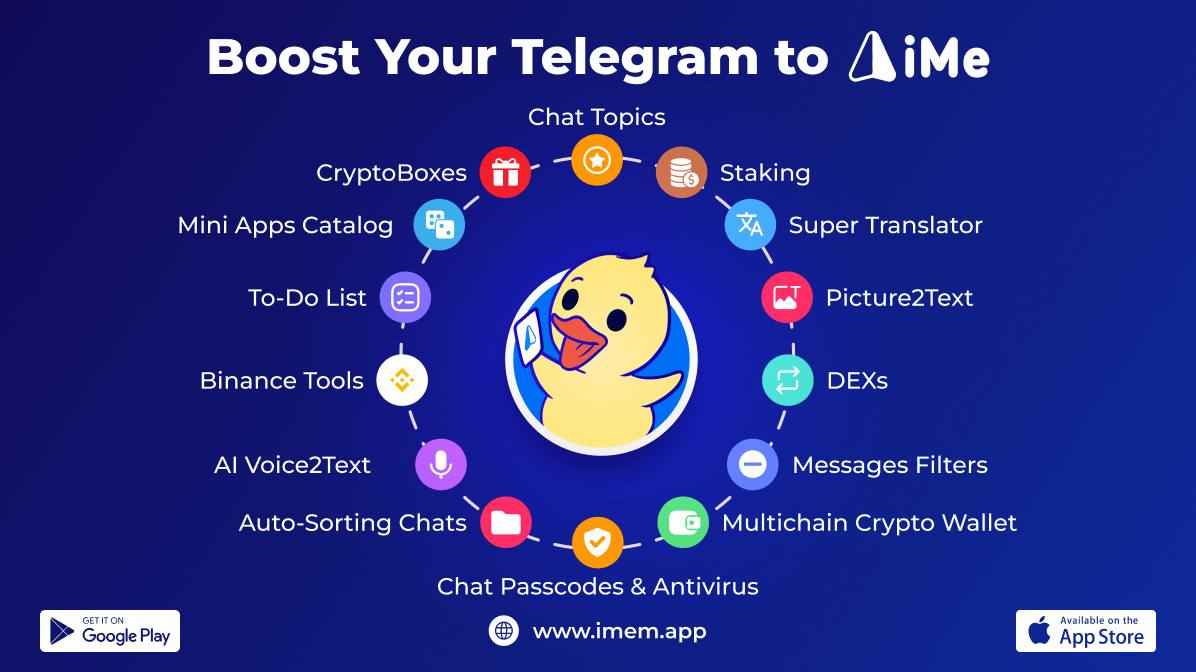 iMe Launches Advanced AI, DeFi, and Non-Custodial Wallet Features in Telegram-Based SuperApp